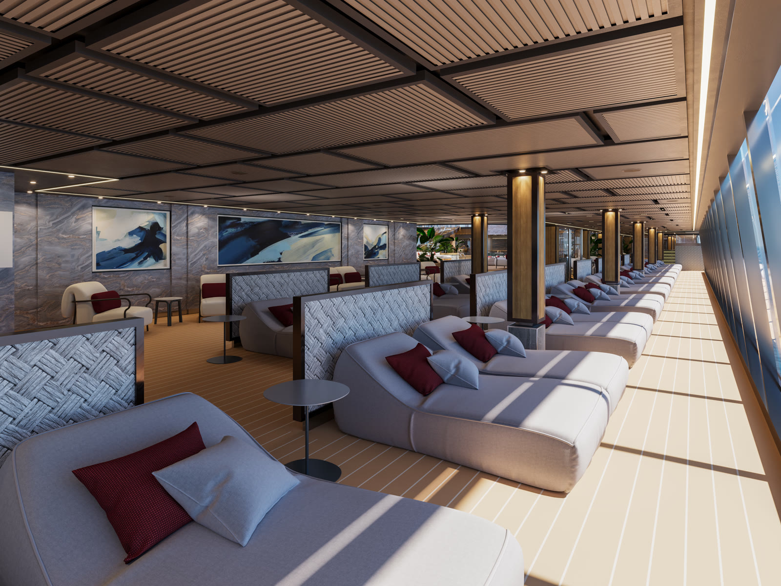 At sea aboard Explora III