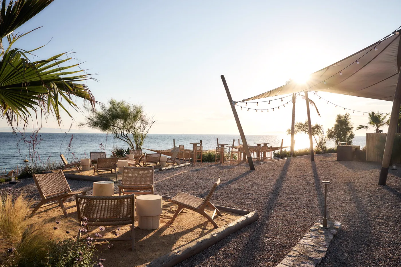 Sunset Bar at golden hour