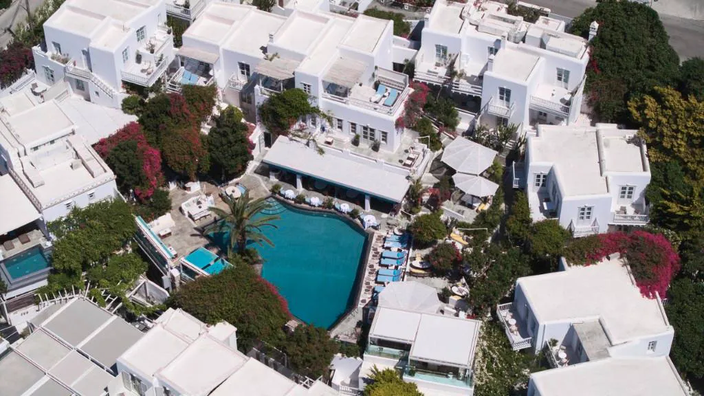Belvedere property aerial