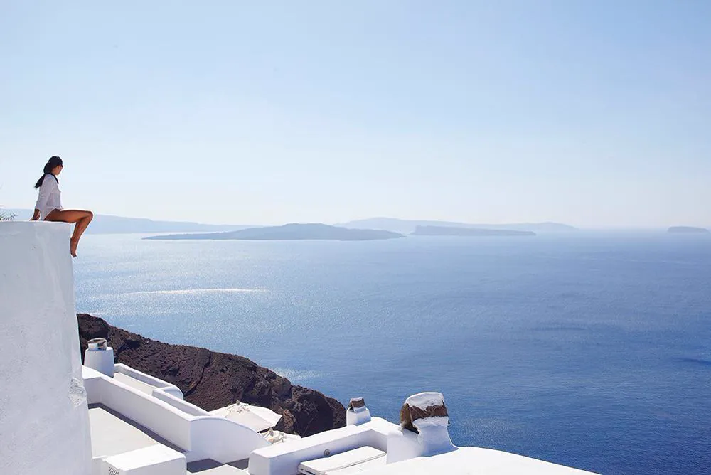 Caldera view from the terrace
