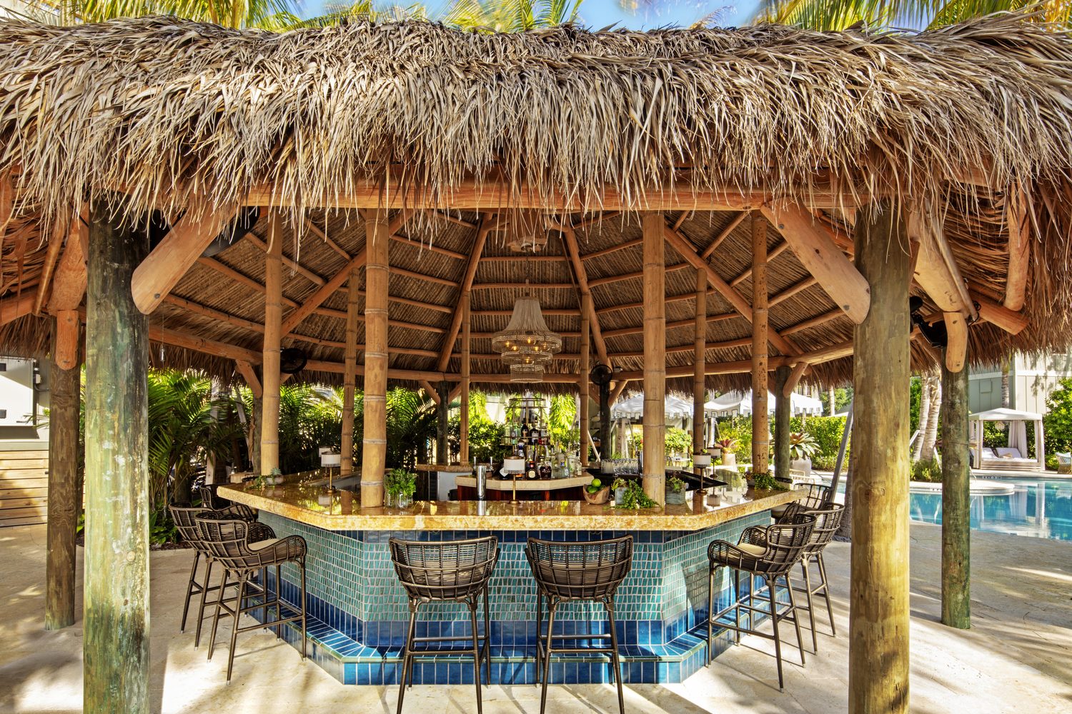 The bar at Little Palm Island
