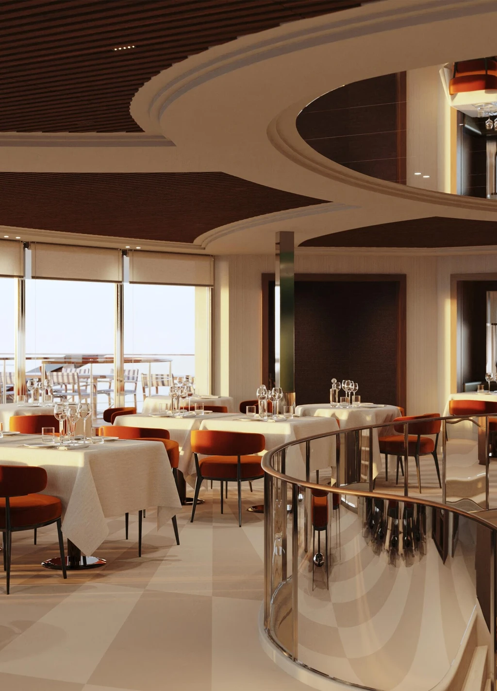 Corinthian dining terrace