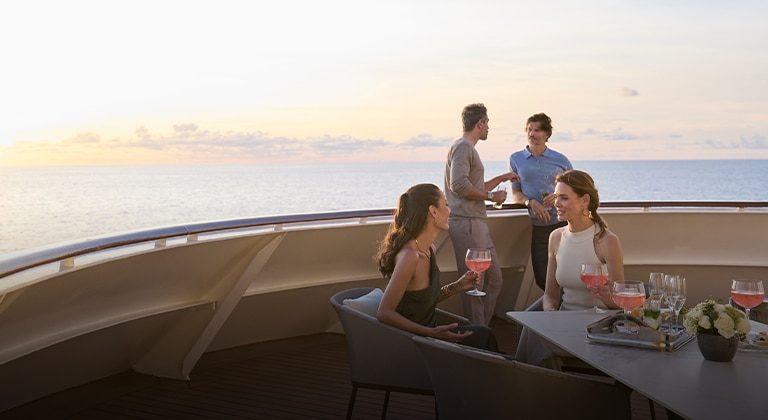Balcony suite aboard Regent Seven Seas