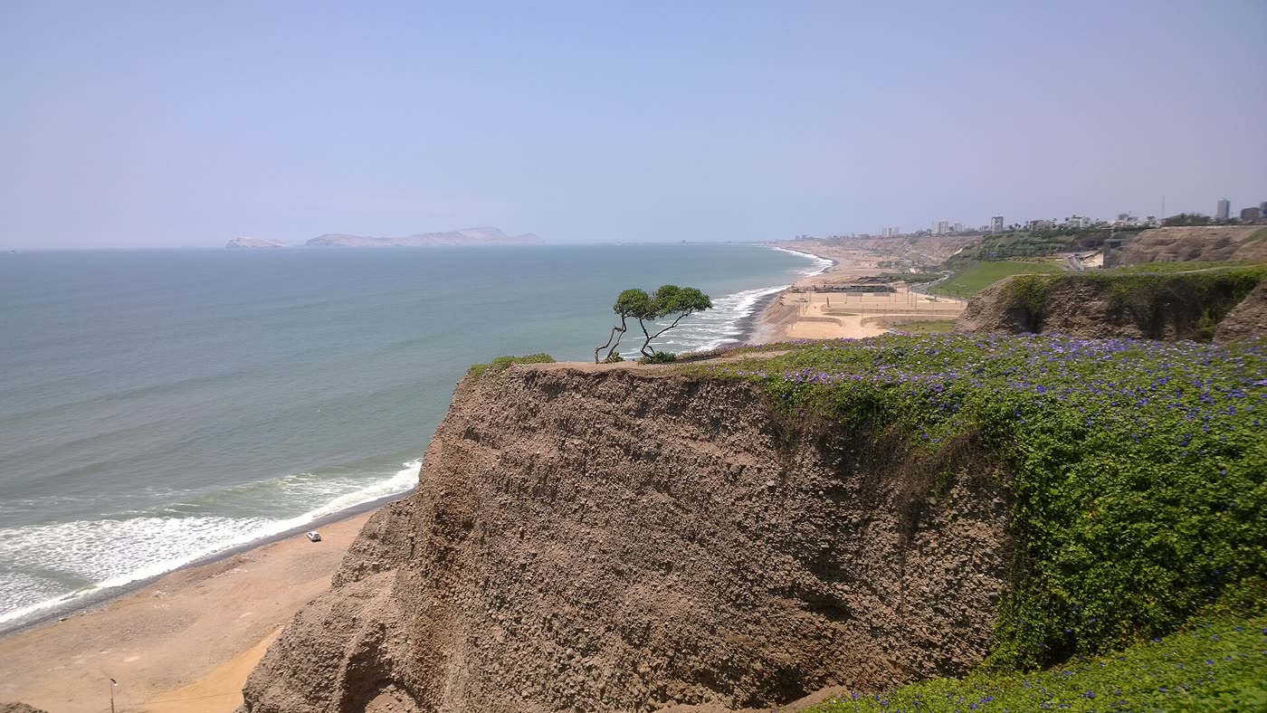 The coast of Lima, Peru